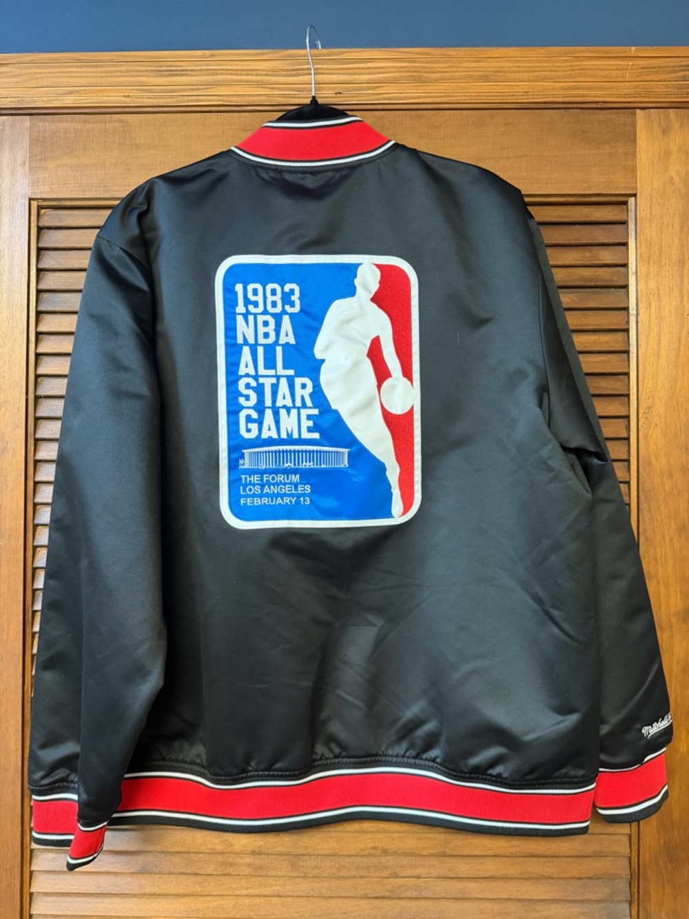 Mitchell & Ness Reversible LA Clippers 1983 NBA All-Star Satin Bomber Jacket - L